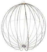Luminária de Natal suspensa bola branca 60cm incl. LED com temporizador IP44 - Nobi