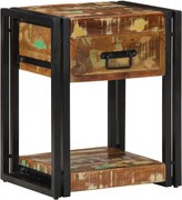 vidaXL Armário de Cabeceira 2 pcs Multicolor 40 x 35 x 50 cm