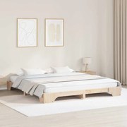 vidaXL Cama 180x200 cm em Madeira de Pinho Sólido