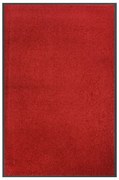 vidaXL Tapete de porta 80x120 cm vermelho