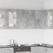 vidaXL Armário de parede “Lyon” 60x31x60cm cinzento cimento