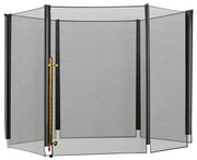 HOMCOM Rede Segurança Trampolim Substituição Durável Resistente Rasgos Proteção Crianças Ø305x180 cm Preto | Aosom Portugal