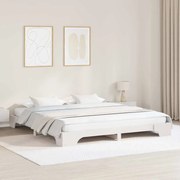 vidaXL Cama Branca 180x200 cm em Madeira Sólida