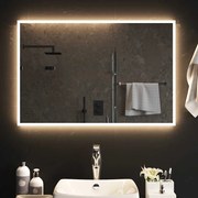 vidaXL Espelho de casa de banho com luzes LED 90x60 cm