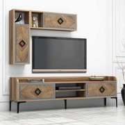 Unidade de TV Samba – Nogueira Azul – 180 cm x 52 cm x 35 cm