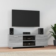 vidaXL Móvel de TV 120x40,5x35 cm derivados de madeira cinzento sonoma