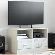 vidaXL Móvel de TV 67x39x44 cm aço branco