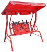 Baloiço de Jardim infantil vermelho