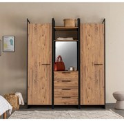 Roupeiro Dynamic – Pinho Atlântico – Largura: 64 cm Altura: 225 cm Pro