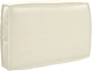 vidaXL Almofada Creme 60 x 40 x 12 cm Tecido Oxford