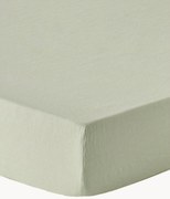 Lençol em linho lavado com elástico topper Airy