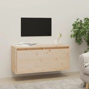 vidaXL Armário de parede 80x30x35 cm madeira de pinho maciça
