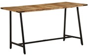 vidaXL Mesa de jantar 140x70x75 cm madeira de mangueira maciça