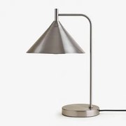 Candeeiro De Mesa Em Ferro Cambrea Cinzento Escovado - Sklum