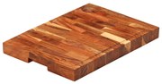vidaXL Tábua de cortar 42x30x4 cm madeira de acácia maciça