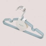 Conjunto De 6 Cabides Em Metal Anttal Kids Azul Água - Sklum