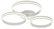 Plafon Branco Incl. LED Regulável em 3 Níveis 3-Luzes - Navara Design