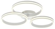 Plafon Branco Incl. LED Regulável em 3 Níveis 3-Luzes - Navara