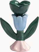 Castiçal pintado à mão Blume