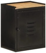 vidaXL Armário p/ casa de banho 40x30x50 cm ferro e mangueira maciça