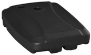 Base de Chapéu de Sol com 2 Rodas Preenchível com Água 60kg Areia 68kg