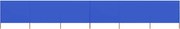 vidaXL Para-vento com 6 painéis em tecido 800x80 cm azul-ciano
