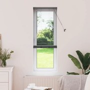 vidaXL Persiana de Janela Cinzento-escuro 80 x 130 cm Alumínio