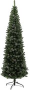 HOMCOM Árvore de Natal 225 cm Árvore de Natal Artificial com 980 Ramos e Suporte de Metal Árvore de Natal para Interior Verde