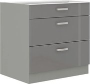 Armário modular com gavetas Multi Grey 102