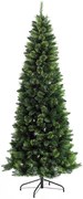 HOMCOM Árvore de Natal 180 cm Artificial Árvore de Natal com 648 Ramos Fácil de Montar e Base Desmontável de Aço Ø70x180 cm Verde | Aosom Portugal