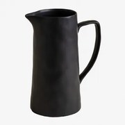 Jarra 1,8 L Em Grés Belvere Preto - Sklum