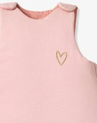 Saco de bebé sem mangas Basics, Annecy rosa