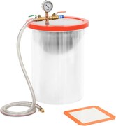 vidaXL Câmara a vácuo em aço inoxidável 22,7 L