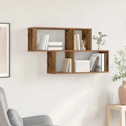 vidaXL Prateleira de Parede Madeira Antiga 100 x 20 x 53 cm