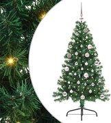 vidaXL Árvore de Natal Artificial Pré-iluminada Verde 150 cm PVC