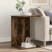 vidaXL Mesa Lateral Carvalho Defumado 45 x 40 x 62,5 cm