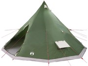 Tenda Familiar Tipi Verde 12-Pessoas Impermeável