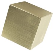 Candeeiro de parede moderno dourado - Cube Design,Moderno