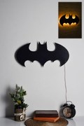 Iluminação Decorativa LED Batman – Amarelo – 50 x 25 cm