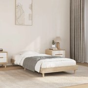 Estrutura cama s/ colchão derivados de madeira carvalho sonoma