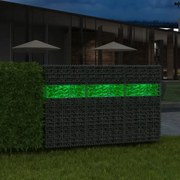 vidaXL Gabião com pedras de vidro verde 60-120 mm 25 kg