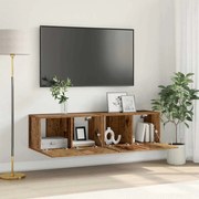 vidaXL Conjunto de Armário de TV Madeira Envelhecida