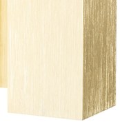 Candeeiro de parede moderno dourado quadrado 2 luzes - Sandy