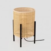 Candeeiro De Mesa Em Rattan Tubber Natural - Sklum