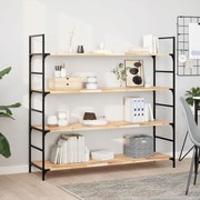 vidaXL Prateleira flutuante 120x40x2 cm acácia maciça não tratada