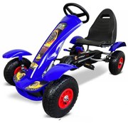 Kart a pedais para crianças F618 Azul