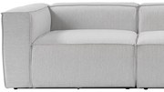 Sofá de 2 Lugares Fora – Cinzento Claro – 66x248 cm