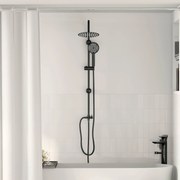vidaXL Conjunto de Cabeça de Chuveiro Preto 47 x 20 x 95 cm