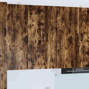 vidaXL Armário de Cozinha Carvalho Defumado 60 x 31 x 100 cm