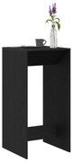 Mesa de Bar vidaXL Preto Carvalho 51x50x103,5 cm Madeira Engenharia